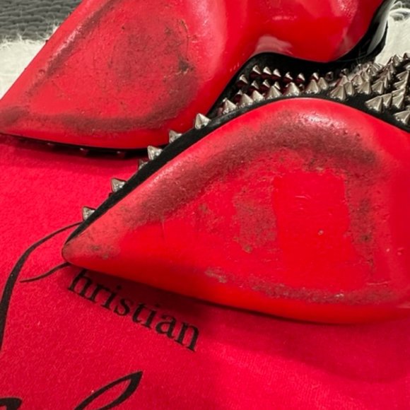 Christian Louboutin Pigalle Spikes Heels - Picture 3 of 6